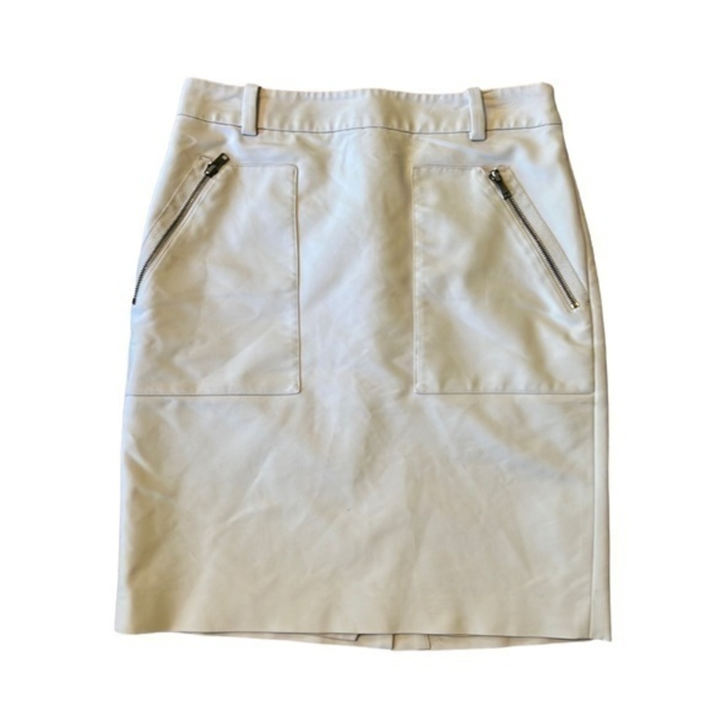 Ann Taylor skirt light beige womens size 6